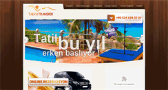 Desktop Screenshot of antalyahavalimanitransfer.co